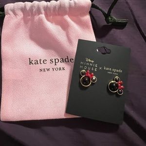 Kate Spade x Minnie Mouse earrings